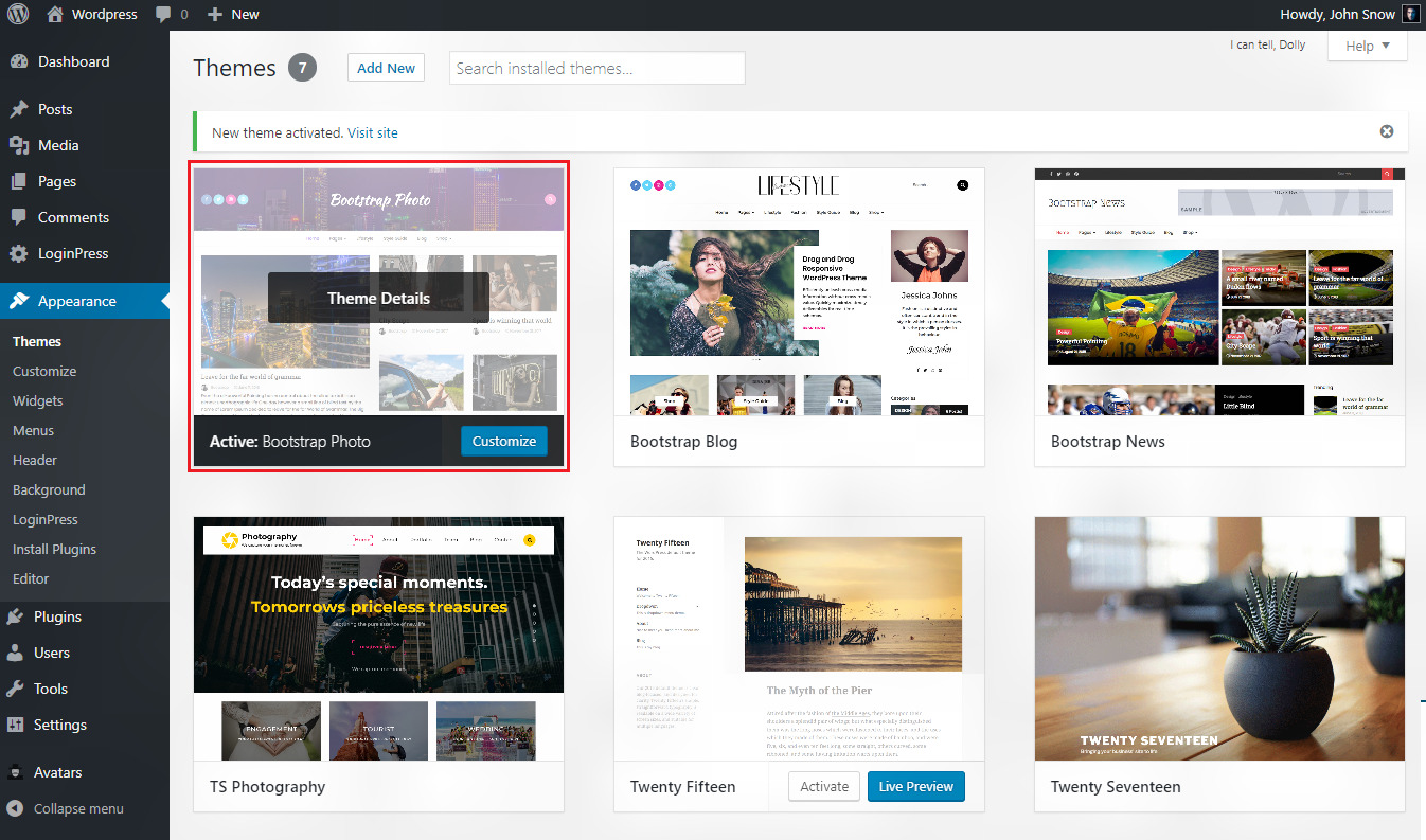 Wordpress Theme