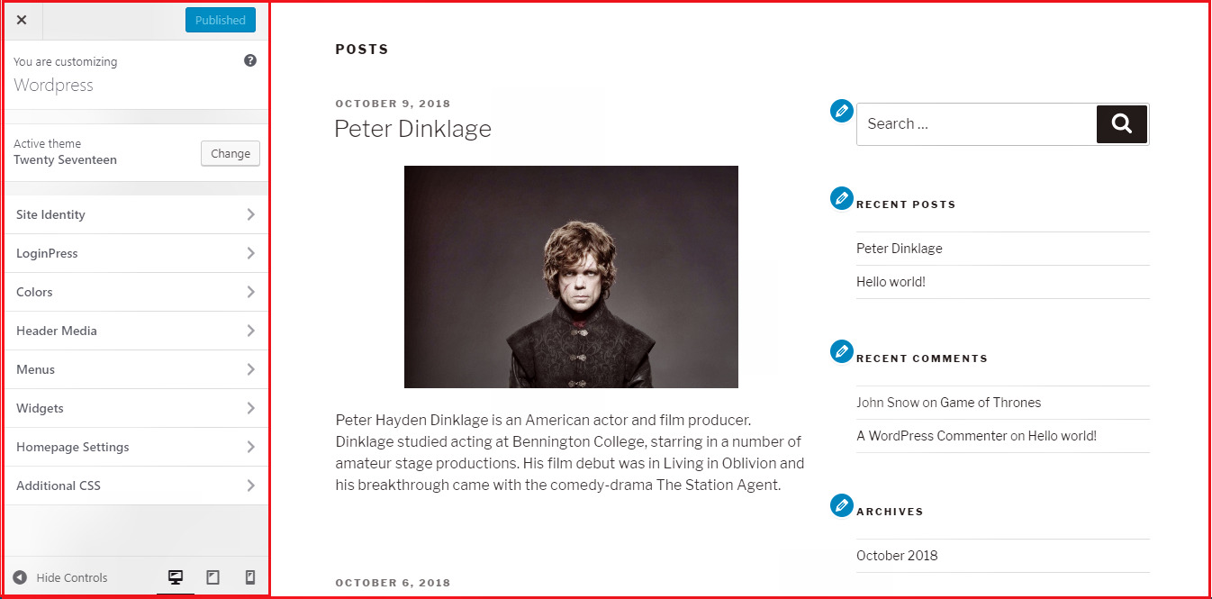 Wordpress Theme