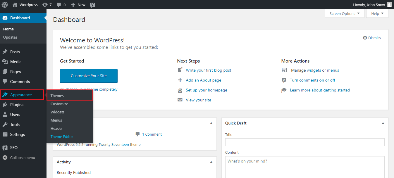 Wordpress Theme