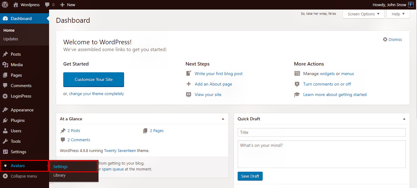 Wordpress User Photo